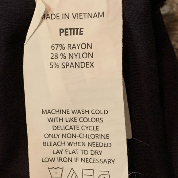 Quince Women Ultra-Stretch Ponte Straight Leg Pants Small Petite Navy Blue Offic - Picture 5 of 7